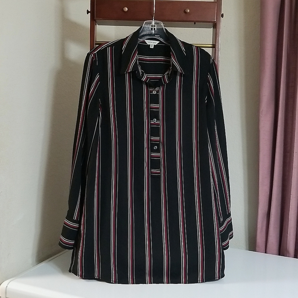Multicolored Long Sleeved Blouse